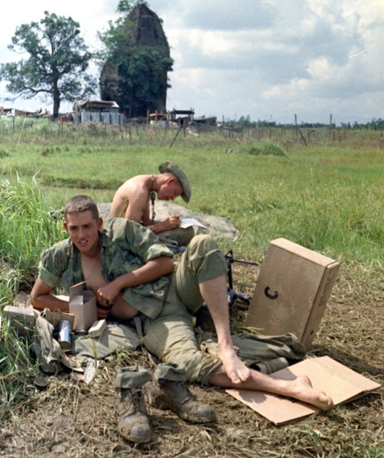 Operation Meade River Rest break during Operation Meade River 1968 Archive Photo of the