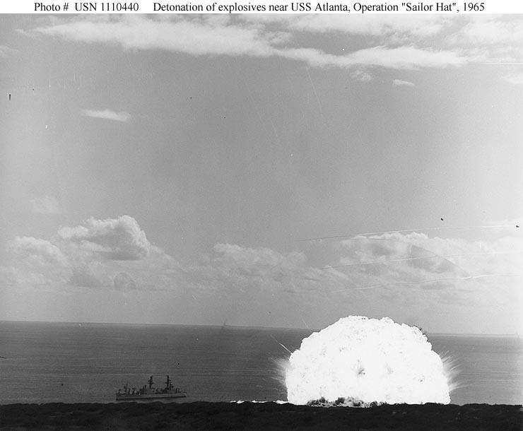 Operation Sailor Hat Events of the 1960sOperation 39Sailor Hat39 Explosive Tests