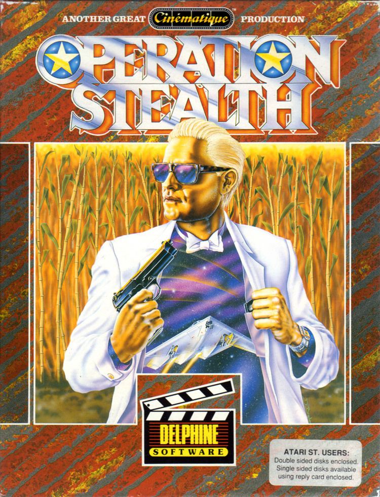Operation Stealth Atari ST Operation Stealth scans dump download screenshots ads