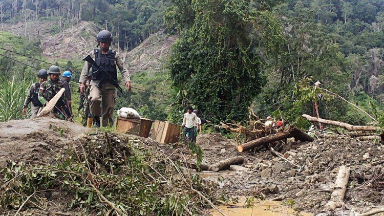Operation Tinombala Landslides disrupt Operation Tinombala Politics The Jakarta Post