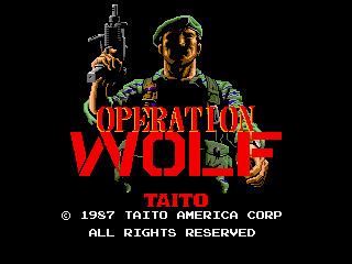 Operation Wolf Operation Wolf Videogame by Taito