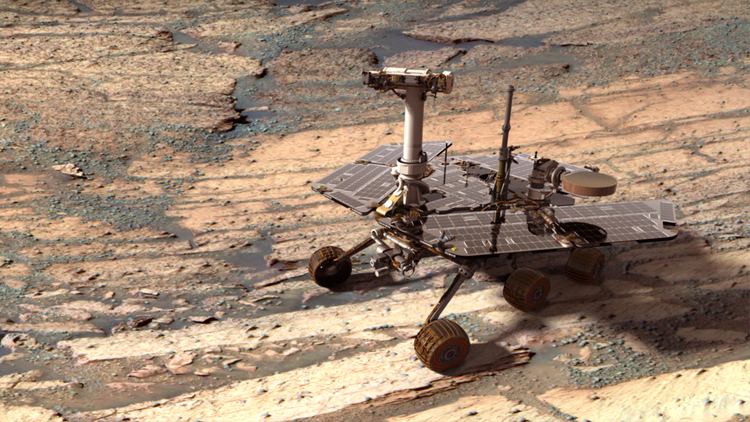 Opportunity (rover) APOD 2005 December 14 A Digital Opportunity Rover on Mars