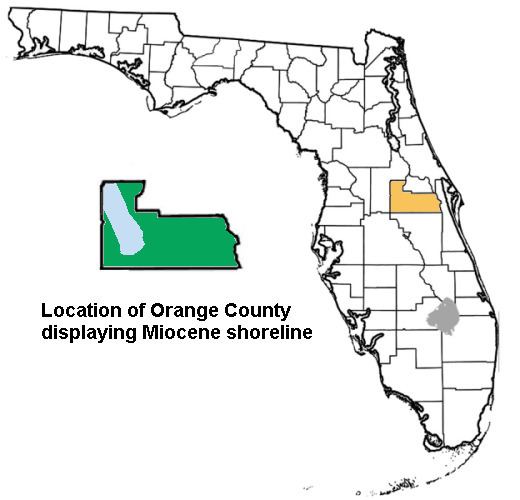 Orange County, Florida paleontological sites
