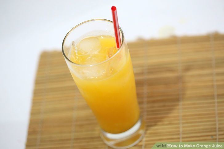 Orange juice 3 Ways to Make Orange Juice wikiHow