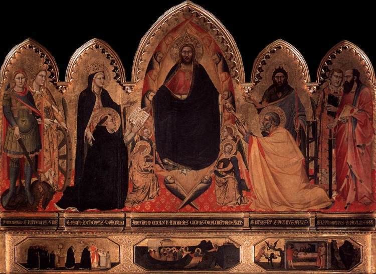 Orcagna The Strozzi Altarpiece by ORCAGNA