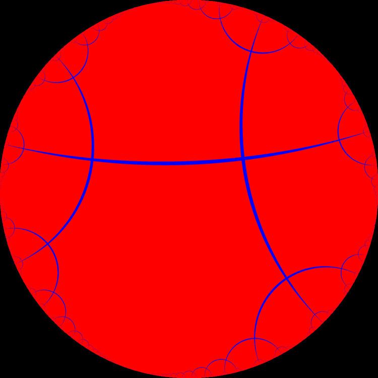 Order-4 apeirogonal tiling