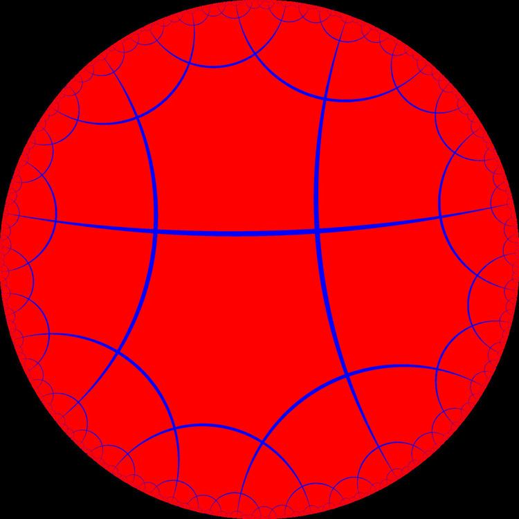 Order-4 hexagonal tiling