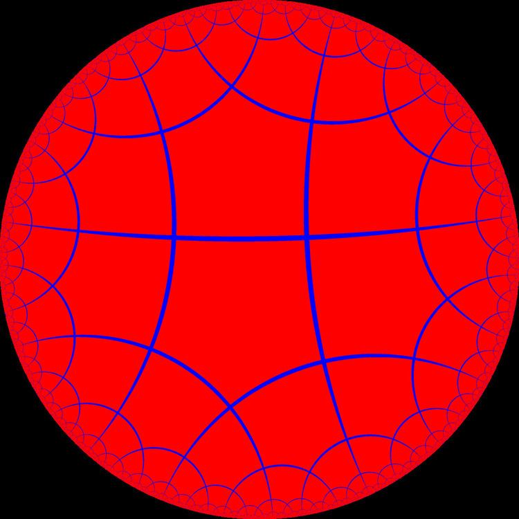 Order-4 pentagonal tiling