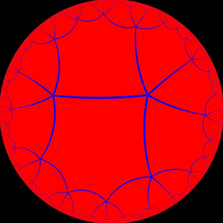 Order-5 hexagonal tiling
