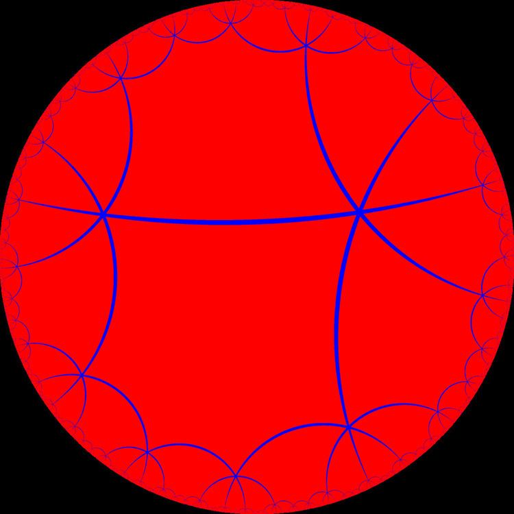 Order-6 hexagonal tiling