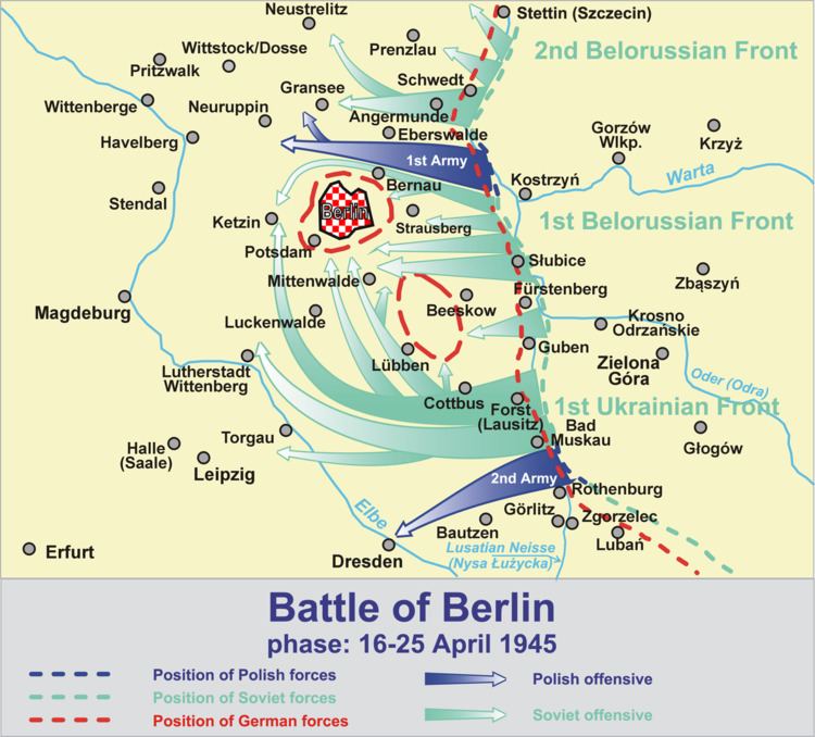 Order of battle for the Battle of Berlin