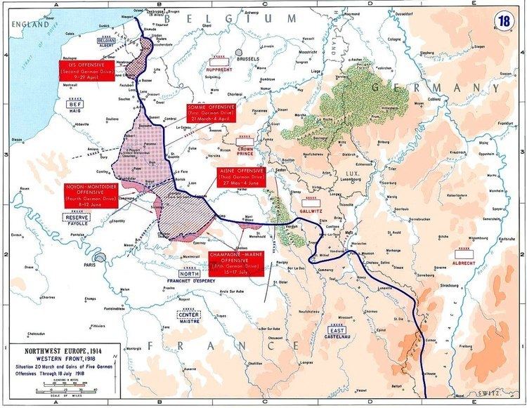 Order of battle for the Spring Offensive