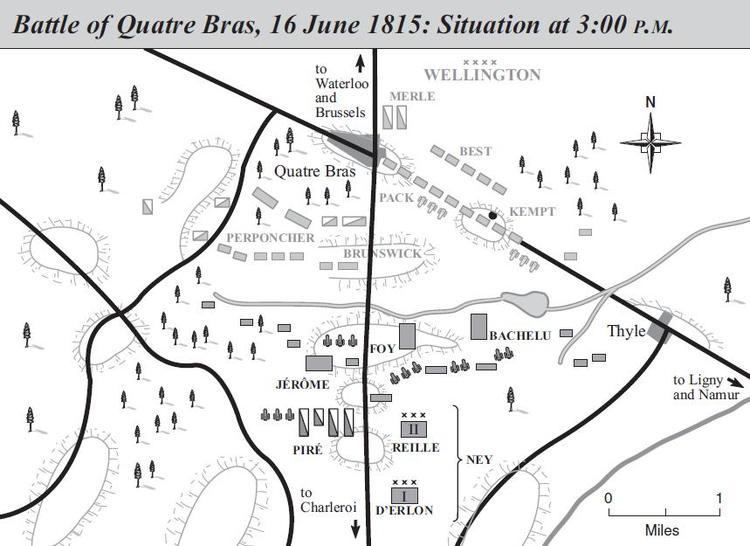 Order of battle of the Battle of Quatre Bras