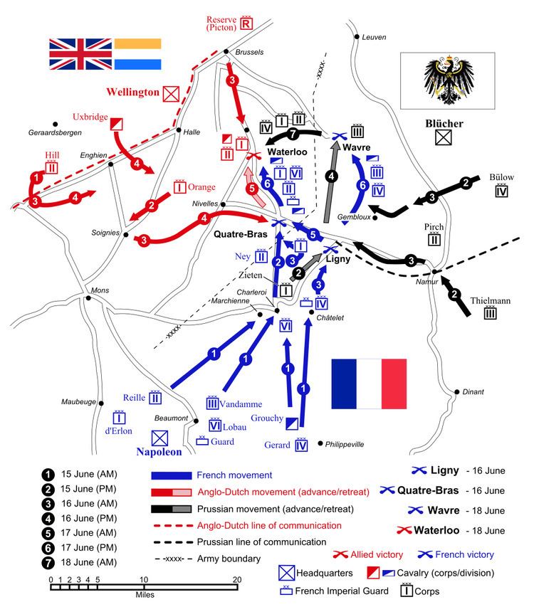 Order of battle of the Waterloo Campaign