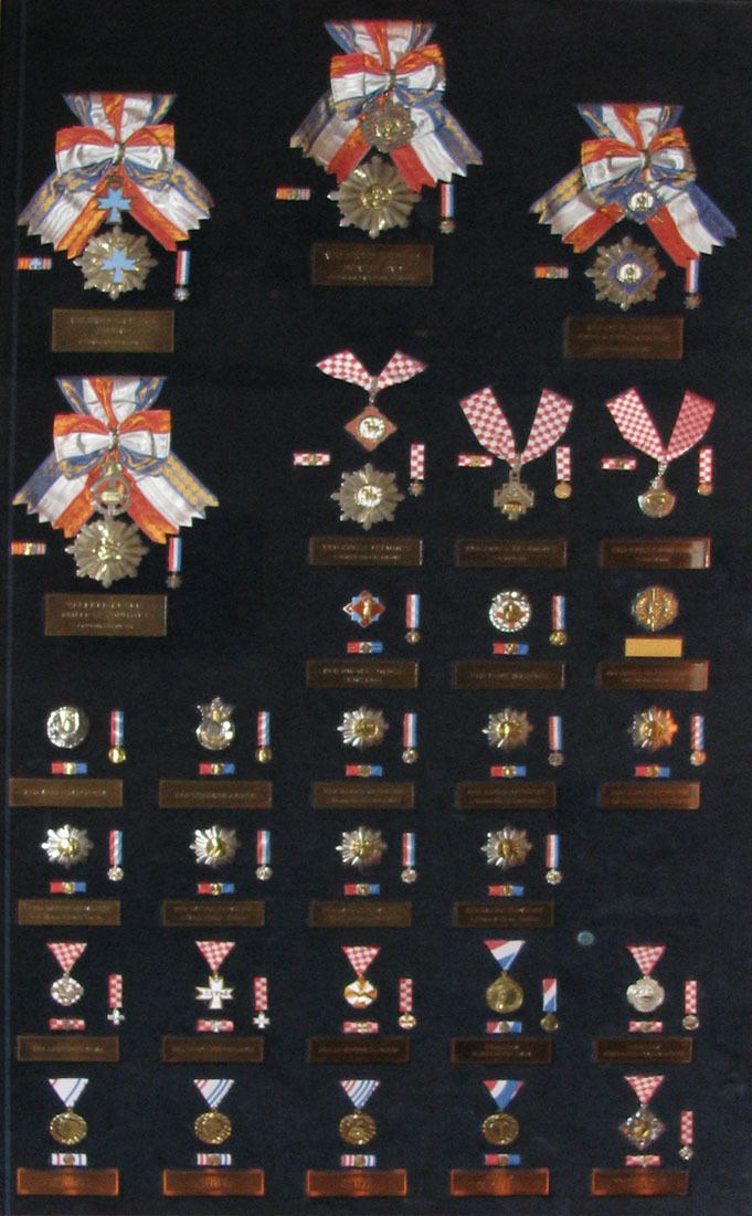 Orders, decorations, and medals of Croatia