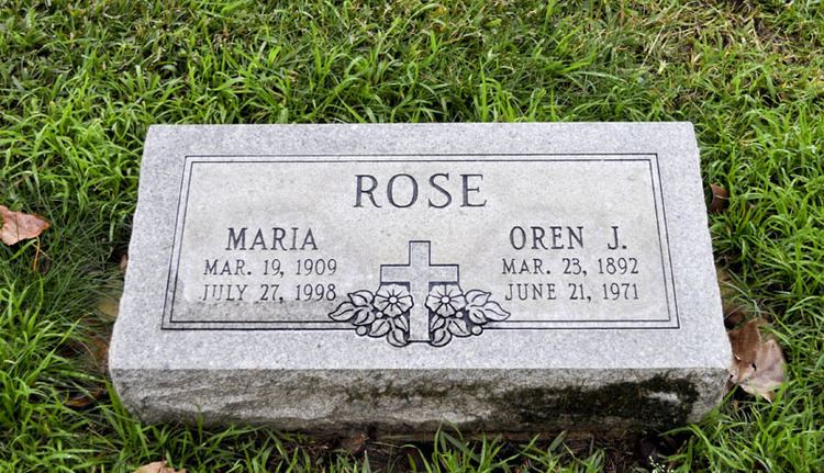 Oren John Rose Oren John Rose 1892 1971 Find A Grave Memorial