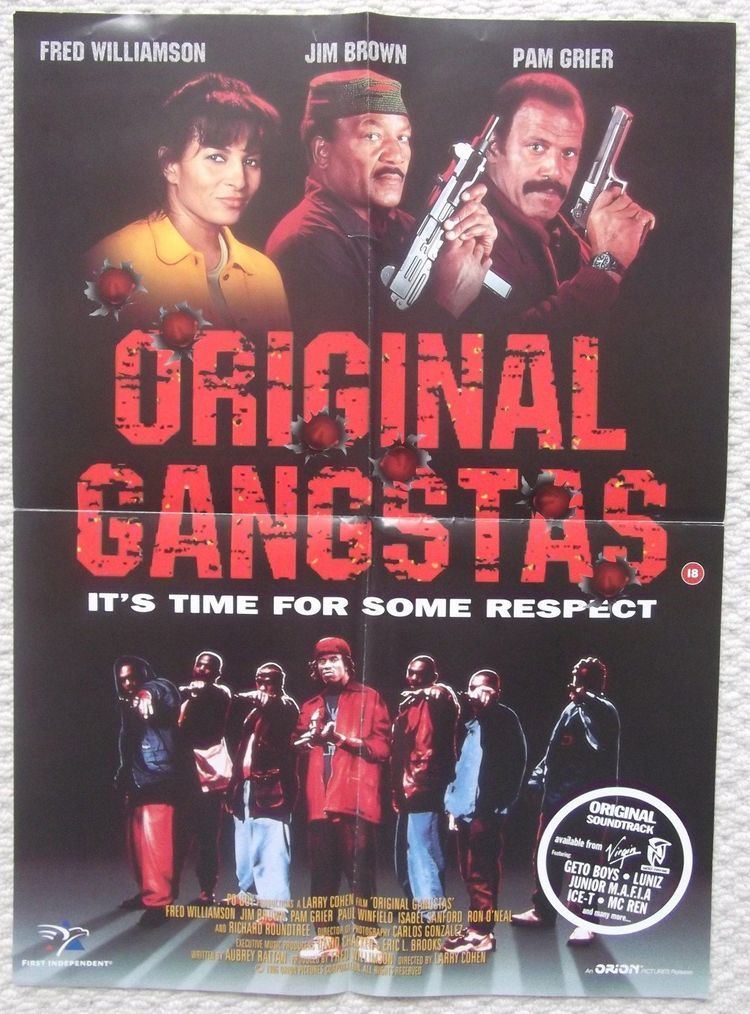 Original Gangstas Original Gangstas Original Adv Promo Poster Pam Grier Fred Williamson 96