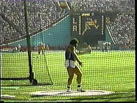 Orlando Bianchini Orlando Bianchini Hammer Throw LA Olympics 1984 7594m YouTube