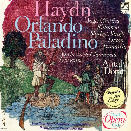 Orlando paladino Haydn Orlando Paladino complete Arleen AugerElly Ameling