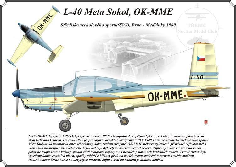 Orličan L-40 Meta Sokol Teb Nuclear Model Club