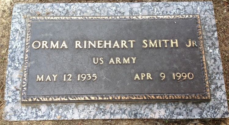 Orma Rinehart Smith Orma Rinehart Smith Jr 1935 1990 Find A Grave Memorial