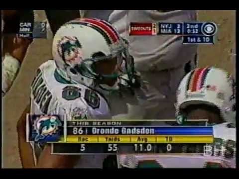 Oronde Gadsden Oronde Gadsden Catch NY Jets vs Miami Dolphins YouTube