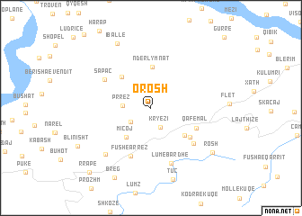 Orosh Orosh Albania map nonanet