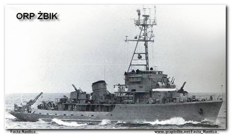 ORP Żbik ORP BIK polski traowiec radzieckiego typu T 43