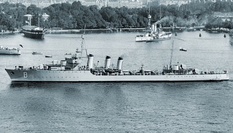 ORP Burza TIL that before the ORP Byskawica the Polish had the ORP Burza