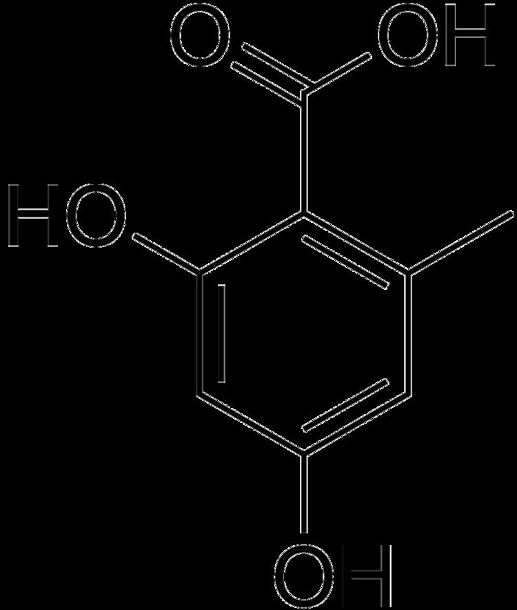 Orsellinic acid httpsuploadwikimediaorgwikipediacommons11