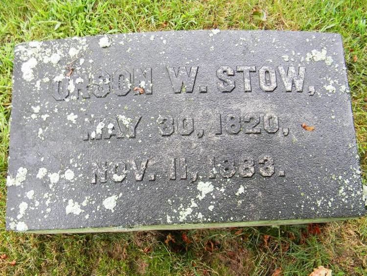 Orson William Stow Orson William Stow 1820 1883 Find A Grave Memorial