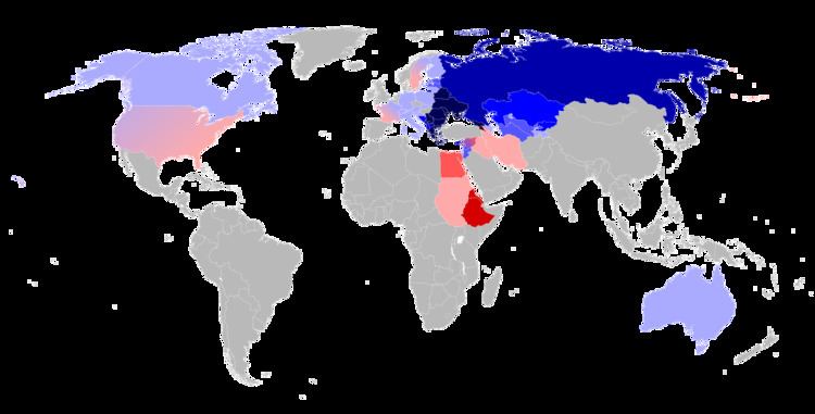 Orthodoxy by country