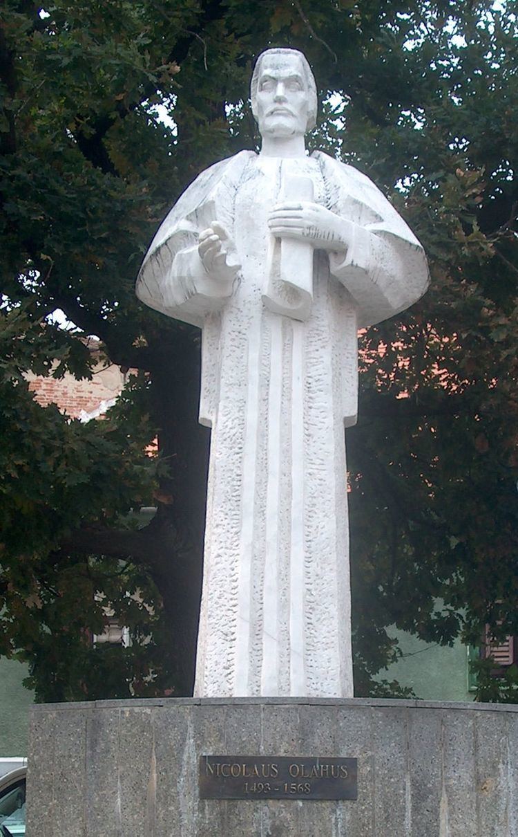 Nicolaus Olahus Statuia lui Nicolaus Olahus Evenimentul