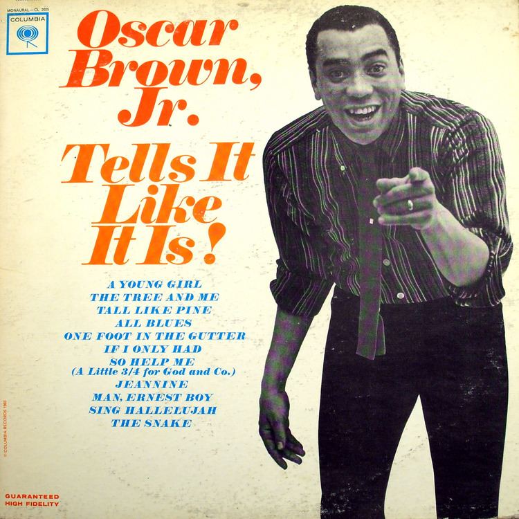 Oscar Brown Groovy Vinyl Oscar Brown Jr Tells It Like It Is