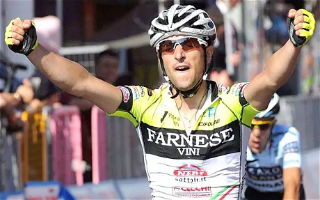 Oscar Gatto Giro d39Italia 2011 Oscar Gatto wins stage eight as