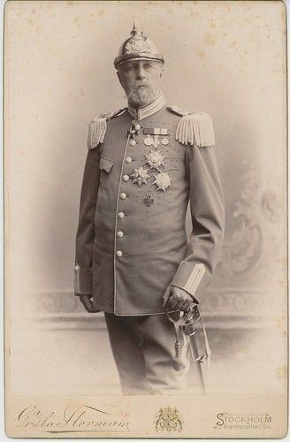 Oscar II of Sweden King Oscar II of Sweden in uniform with medals Boudoir