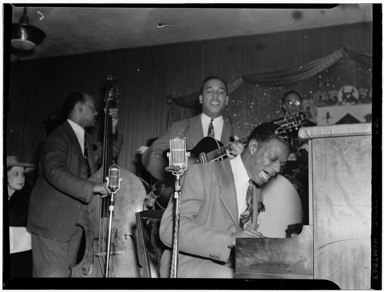 Oscar Moore Portrait of Wesley Prince Oscar Moore and Nat King Cole