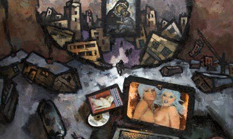 Oscar Rabin (artist) Russian painters denounced as Soviet traitors exhibit in