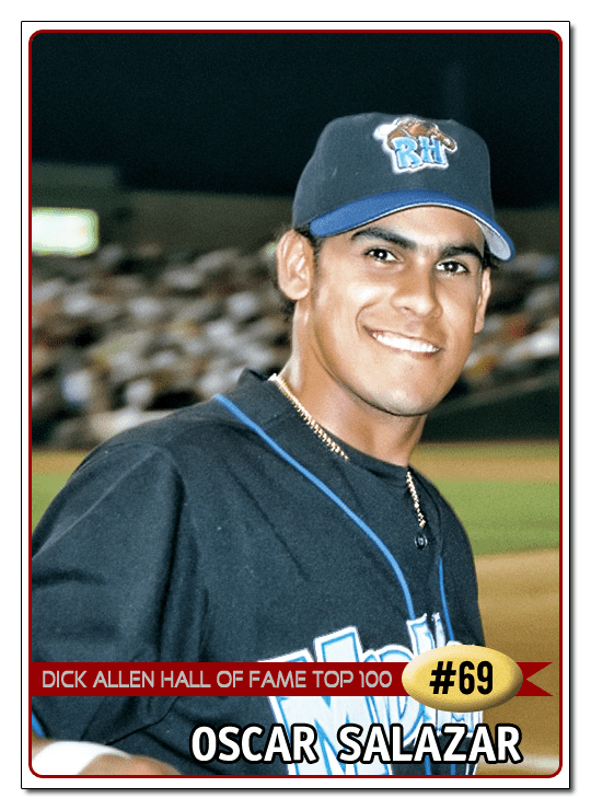 Oscar Salazar (baseball) Dick Allen Hall of Fame DAHOF Top 100 69 Oscar Salazar