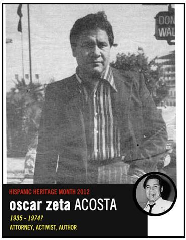 Oscar Zeta Acosta Iconic Hispanic Angelenos in History Oscar Zeta Acosta KCET