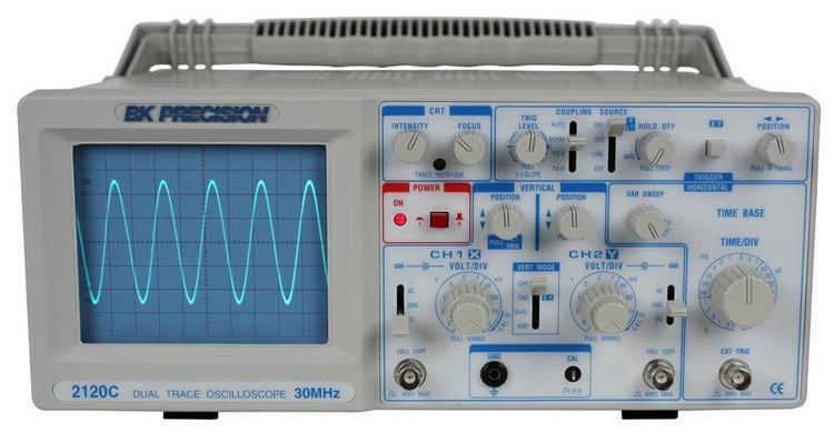 Oscilloscope Model 2120C 30 MHz Dual Trace Analog Oscilloscope With Probes BampK