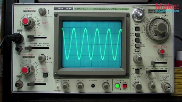 Oscilloscope MAKE presents The Oscilloscope YouTube