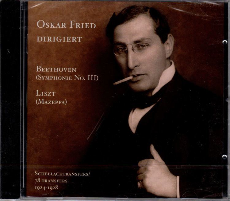 Oskar Fried Oskar Fried dirigiert Schellacktransfers CD Apesound