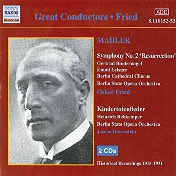Oskar Fried G MAHLER Great Conductors Fried Amazoncom Music