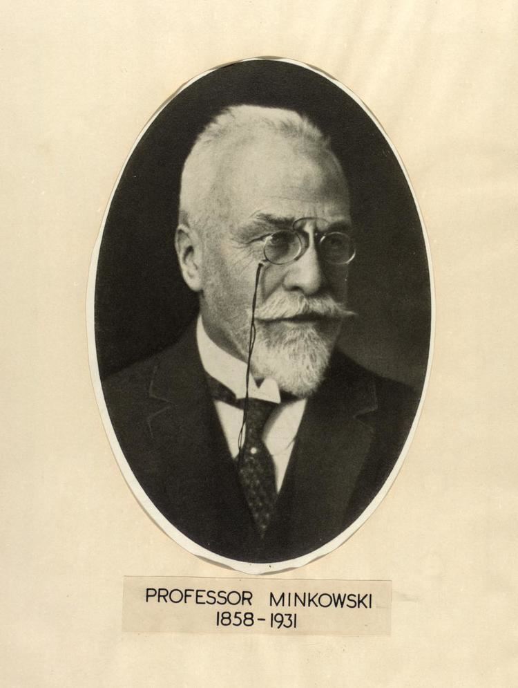 Oskar Minkowski Photograph of Professor Minkowski Heritage U of T
