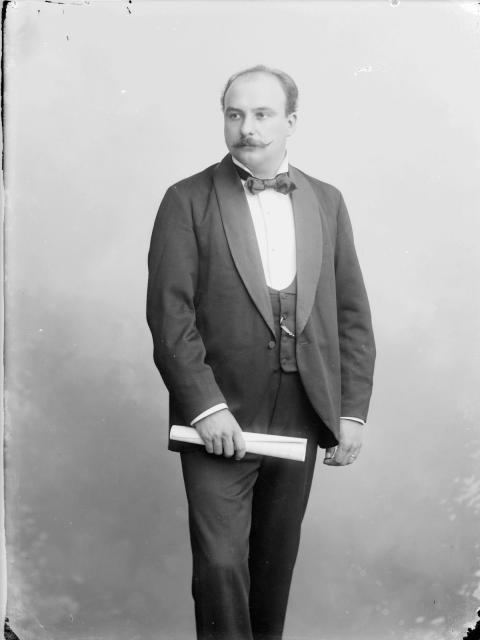 Oskar Nedbal echtl a Voseek Oskar Nedbal 1901 foto id desky