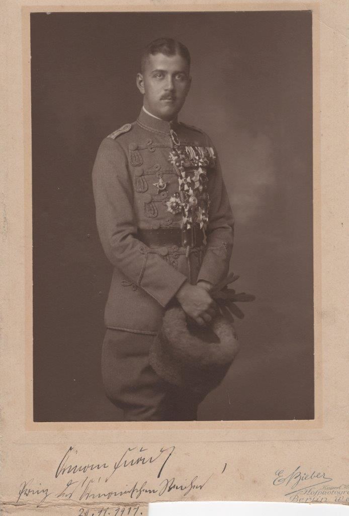Osman Fuad Prince Osman Fuad as a Prussian Hussard Turkey Gentlemans