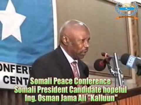 Osman Jama Ali Somali Presidential Candidate Ing Osman Jama Aliflv YouTube