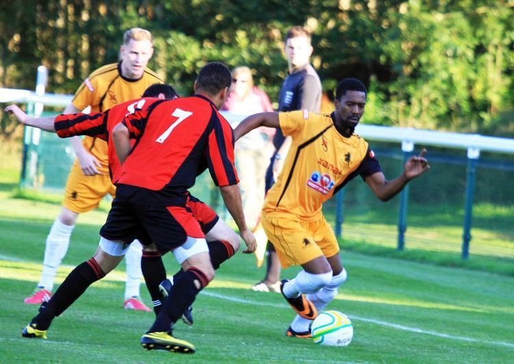 Ossett Albion A.F.C. Ossett Albion chairman Dom Riordan plays in defence in win at