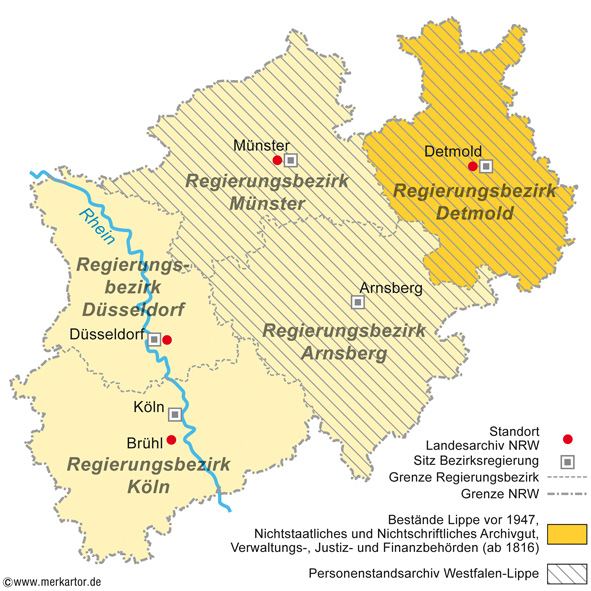 Ostwestfalen-Lippe Willkommen beim Portal der Archive in NRW